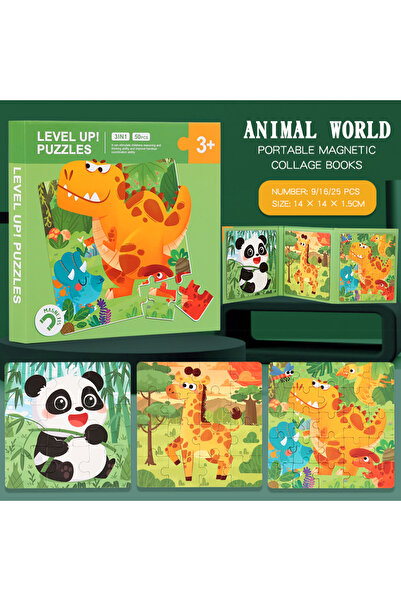 Choice NB150C1-ألعاب ألغاز مغناطيسية للحيوانات للأطفال، حيوانات كرتونية هادئة...