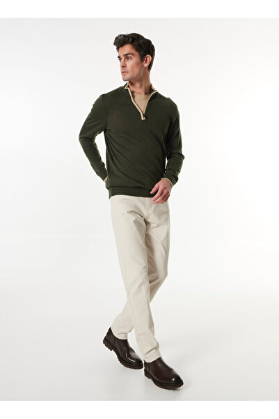 Fabrika Normal Bel Normal Paça Taş Erkek Chino Pantolon F4WM-PNT 2750