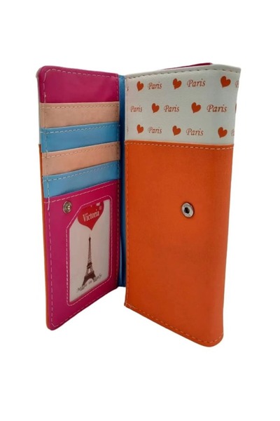 Victoria Set of 2pcs Ladies Credit Card Trifold Clutch Wallet