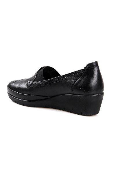 Scavia Black Leather - Orthopedic Comfort Shoes