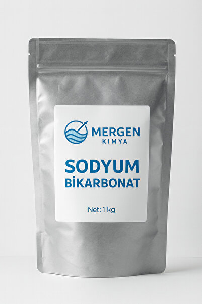 Mergen Kimya Saf Sodyum Bikarbonat Tozu - Yemek Sodası – Çok Amaçlı Doğal Ürün - 1 KG