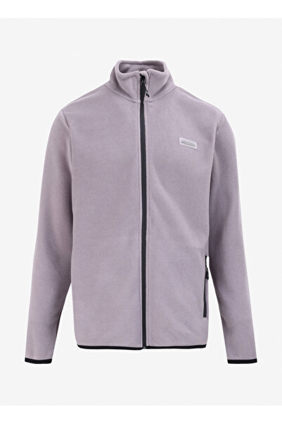 Discovery Expedition Gri Erkek Dik Yaka Basic Polar Sweatshırt D4WM-SWT3994