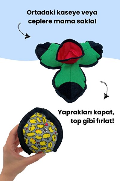 Havhav Lotus Mama Saklamalı Köpek Oyuncağı | Interaktif Aktivite Oyuncağı Köpek Oyun Topu