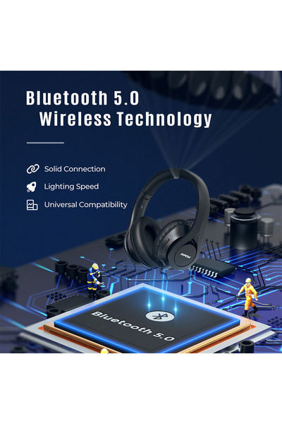 MPOW Bluetooth Headset With USB Charger Black