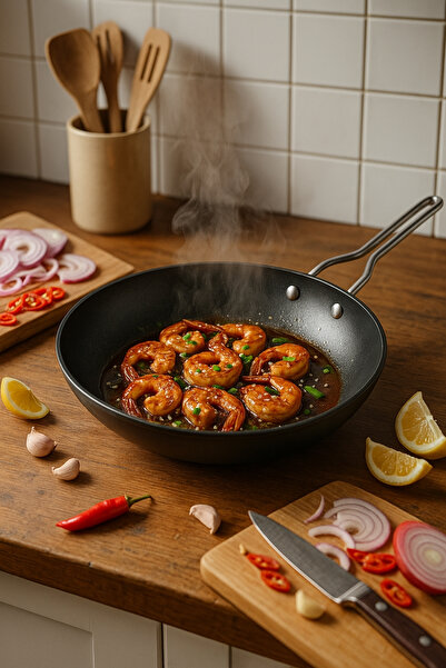 Gigilli مقلاة ووك مقاس 28 سم