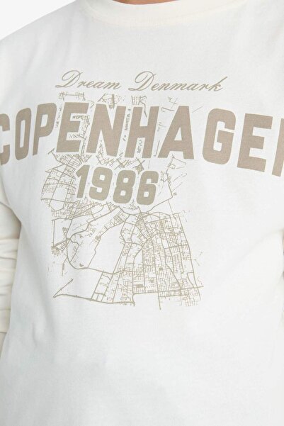 DeFacto Момчешка велосипедна блуза с дълъг ръкав и принт E9530A825AU