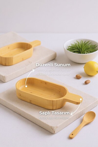 Bambum Rave Saplı Kase Uzun