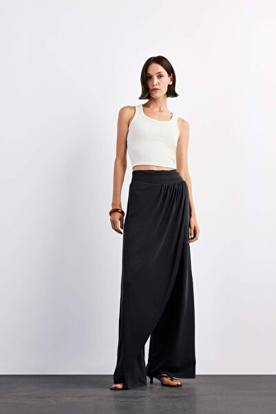 DeFacto Relax Fit Normal Bel Düz Paça Modal Pantolon G1338AX25SM