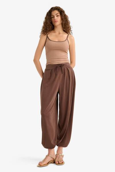 DeFacto Oversize Wide Fit Modal Pants F9408Ax25Hs