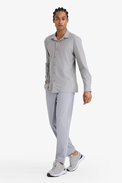 DeFacto DeFactoFit Slim Fit Dar Kesim Standart Paça Sporcu Jogger Eşofman Altı D7238AX25AU