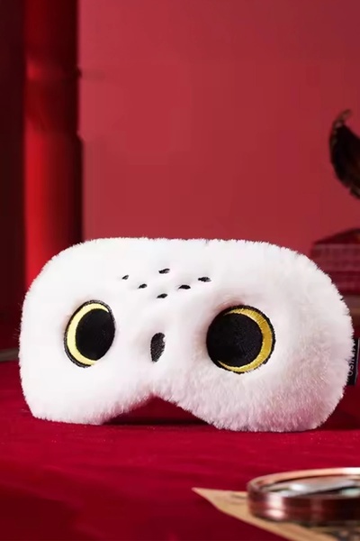 Miniso Harry Potter Lisanslı Peluş Uyku Gözlüğü - Hedwig