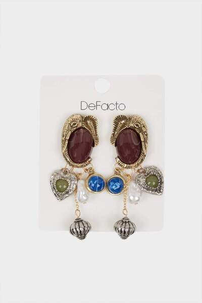 DeFacto Women's Dangle Earrings F6750Axns