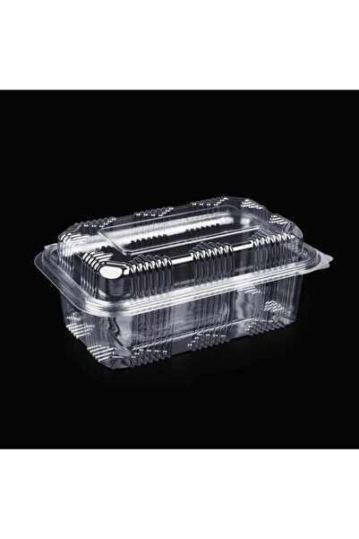 maycup Plastik Sızdırmaz Kap 750 gr Cc Kullan At Tek Kullanımlık Kapaklı Kase 100 Adet