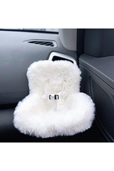 Choice مقعد أمان سيارة لابوبو أبيض بدون دمية لدمية أيدول صغيرة من القطيفة مقا...