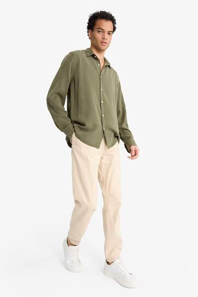 DeFacto Jogger Fit Beli Bağcıklı Üç Cepli Pantolon F4680AX25AU