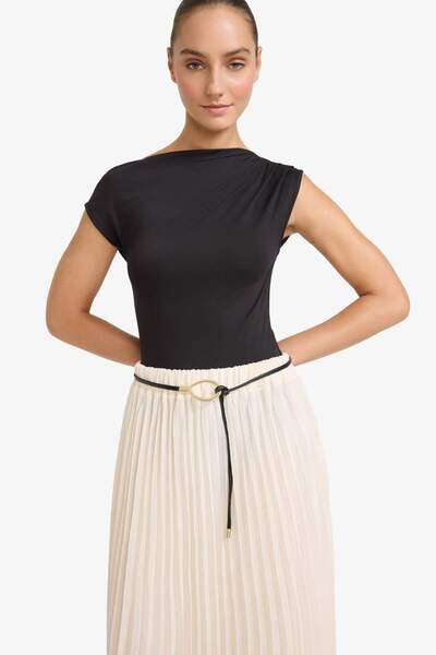 DeFacto One-Shoulder Snap Fastener Bodysuit G1843Ax25Au
