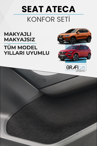 GRAFİCAR مجموعة الراحة المتوافقة مع سيات أتيكا متوافقة مع جميع الموديلات والسنوات