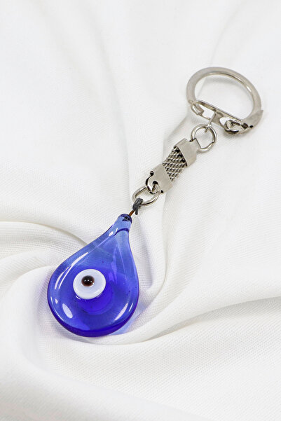 biuti Μπρελόκ με χάντρες κακού ματιού σε σχήμα σταγόνας διπλής όψης σε μπλε ν...