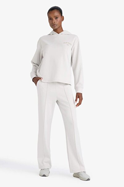 DeFacto Defactofit Standard Fit Hooded Printed Scuba Diver Fabric Athlete Sweatshirt F1691Ax25Wn