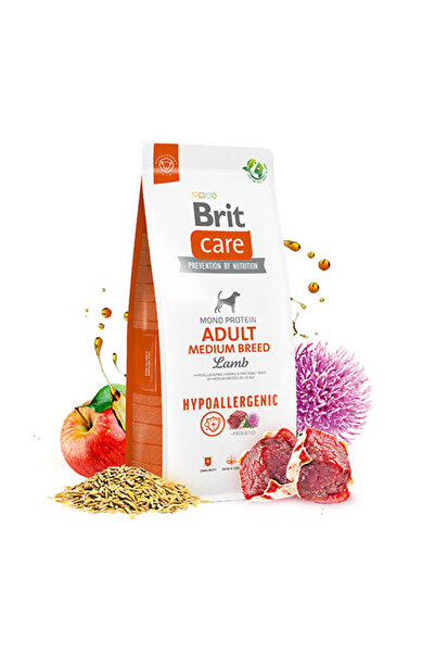Brit Care Hypoallergenic Adult Medium Breed Kuzulu Orta Irk Yetişkin Köpek Maması 3 Kg
