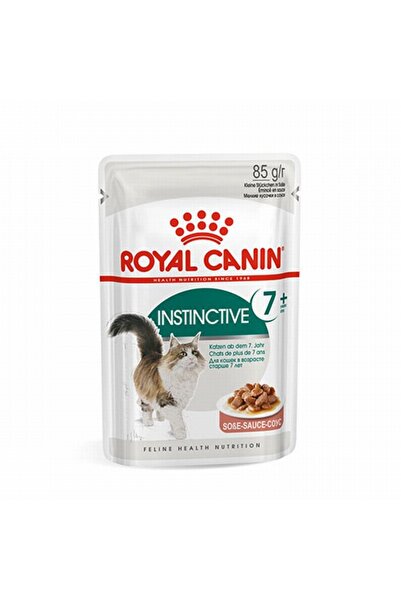 Royal Canin İnstinctive 7+ Gravy Pouch Yaşlı Kedi Konservesi 6 Adet 85 Gr
