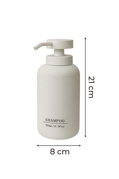 Kitchen Life Shampoo Şampuanlık Sıvı Sabun ve Duş Jeli Dispenseri 550 Ml