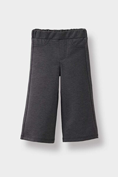 DeFacto Kız Bebek Wide Leg Jean Görünümlü Pantolon F3780A525AU