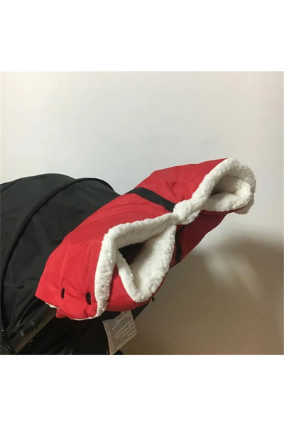 Choice Red Universal Winter Warm Stroller Gloves Wind and Waterproof Newborn ...