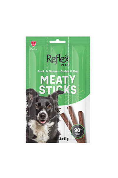 Reflex Plus Meaty Sticks Ördek ve Kaz Etli Tahılsız Köpek Ödül Çubuğu 3x11 Gr