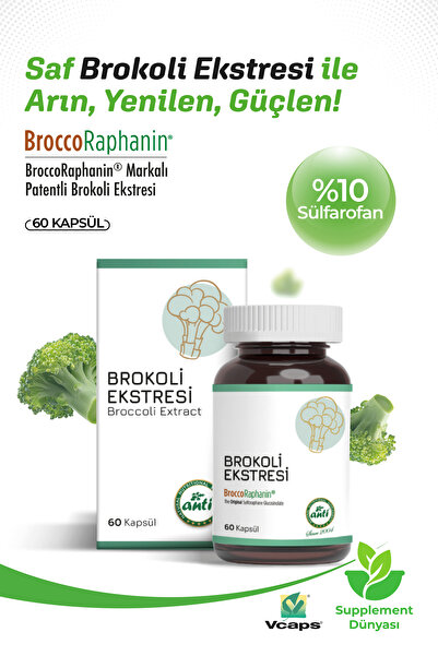 anti Broccoli Extract (BROKOLİ EKSTRESİ) 60 Kapsül