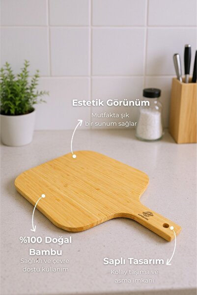Bambum Puyol Cutting Board Rectangular with Handle
