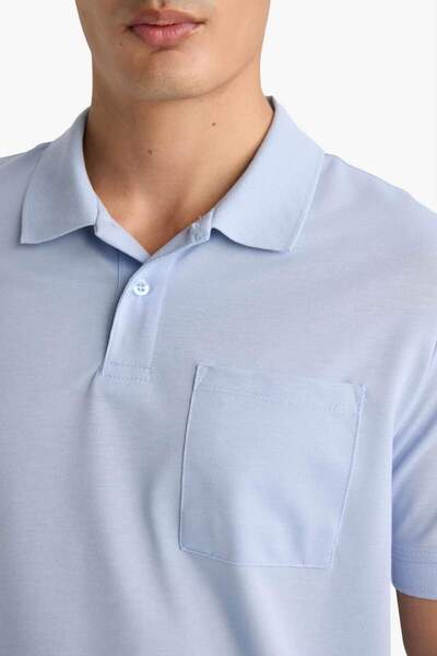 DeFacto Μπλουζάκι με κοντό μανίκι με λαιμόκοψη πόλο F9678AX25SM