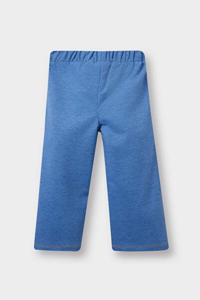 DeFacto Kız Bebek Wide Leg Jean Görünümlü Pantolon F3780A525AU