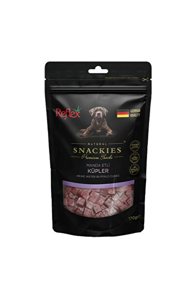 Reflex Snackies Natural Kuzu Etli Küp Tahılsız Köpek Ödülü 80 gr
