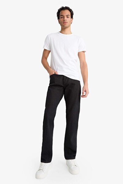 DeFacto Sergio Regular Fit Normal Kalıp Normal Bel Boru Paça Jean Pantolon F4617AX25AU