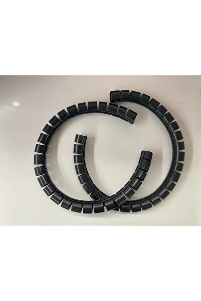 kadan enerji ve güvenlik sistemleri 2 ADET 0,5 METRE Spiral Kablo Kanalı Kablo Düzenleyici Toplayıcı Tutucu Siyah 0.5 Metre