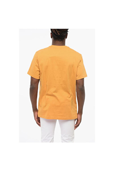 Converse T-shirt Square Logo Minimal Tee, Orange, Unisex