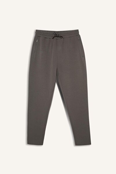 DeFacto Defactofit Slim Fit Slim Fit Zippered Standard Leg Jogger Sweatpants S3309Az25Au