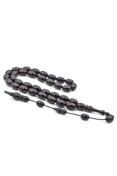 Murty99 Mărgele de rugăciune din chihlimbar cu sistem de tăiere a migdalelor,...