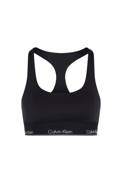 Calvin Klein Kadın Siyah Sporcu Sütyeni - Orta Destek, Şık Tasarım -medıum Support Bra
