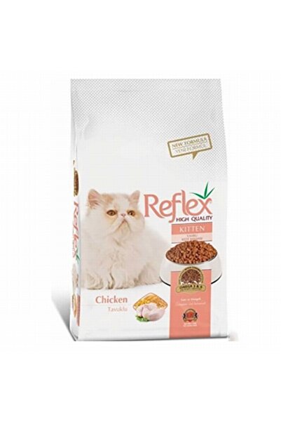 Reflex Kitten Chicken Tavuklu ve Pirinçli Yavru Kedi Maması 15 Kg