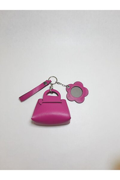 yedideri سلسلة مفاتيح ومرآة على شكل جلد طبيعي |   حالة سماعة الرأس الصغيرة | ...