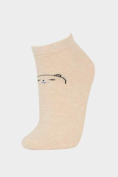 DeFacto Kadın 3'lü Pamuklu Patik Çorap F5616AXNS