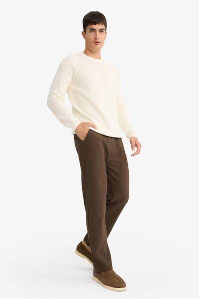 DeFacto Regular Fit Waist Lace-Up Sweatpants F0309Ax25Au