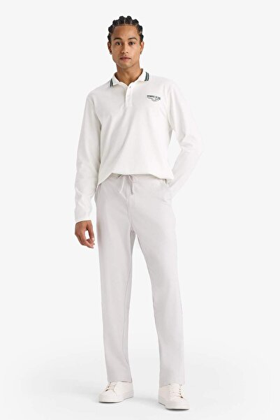DeFacto DeFactoFit Slim Fit Dar Kesim Standart Paça Sporcu Jogger Eşofman Altı D7238AX25AU