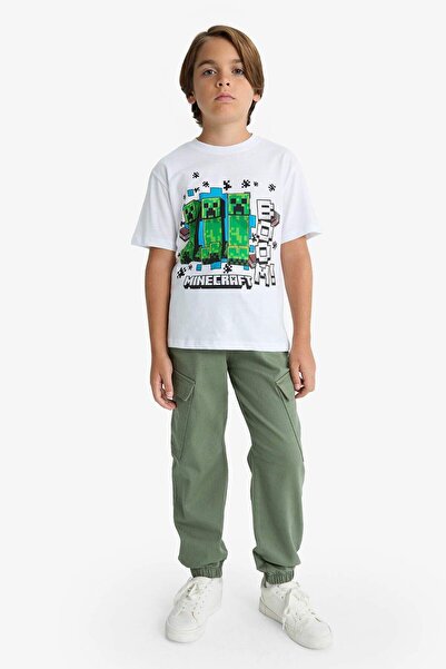 DeFacto Erkek Çocuk Jogger Fit Gabardin Pantolon F1970A825AU