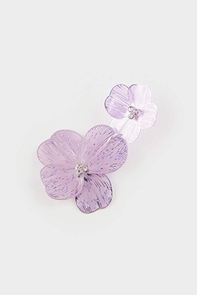 DeFacto Women's Lilac Flower Earrings F9970Axns