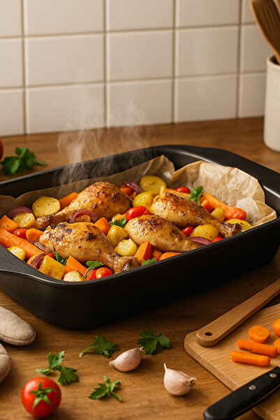 Gigilli Fin Baking Tray 35X25 cm Rectangular