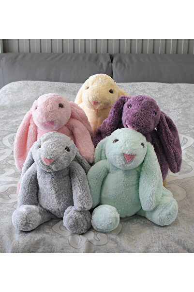 Özgüner Oyuncak Ponçik Tavşan Sevimli Uzun Kulaklı Peluş Oyuncak