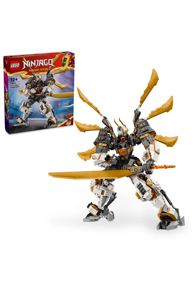 LEGO ®   مجموعة بناء NINJAGO Cole's Titan Dragon Mech 71821 للأطفال فوق سن 12 عامًا (1,055 P)